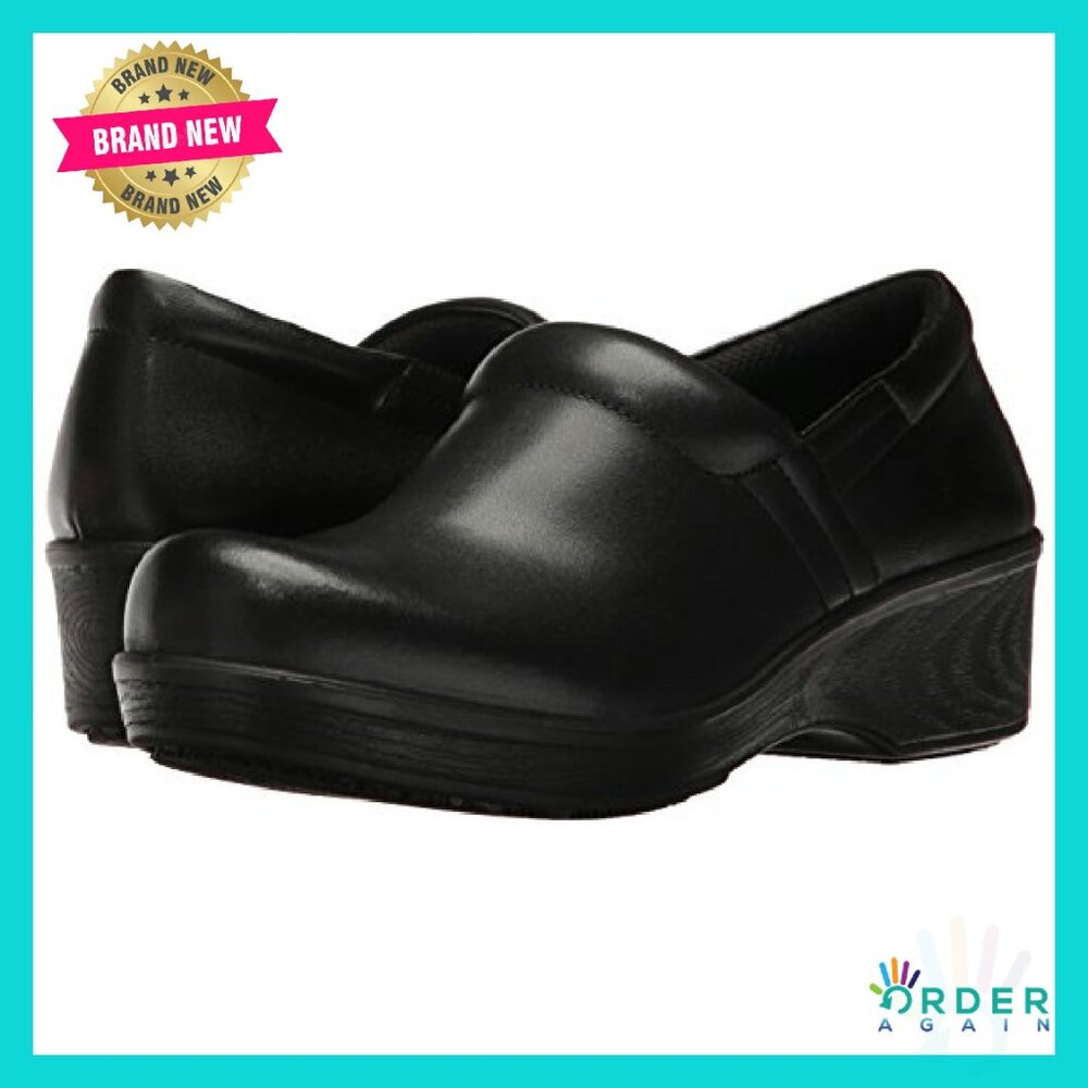 Leather Work Clogs Slip Resistant Platform Comfor… - image 8